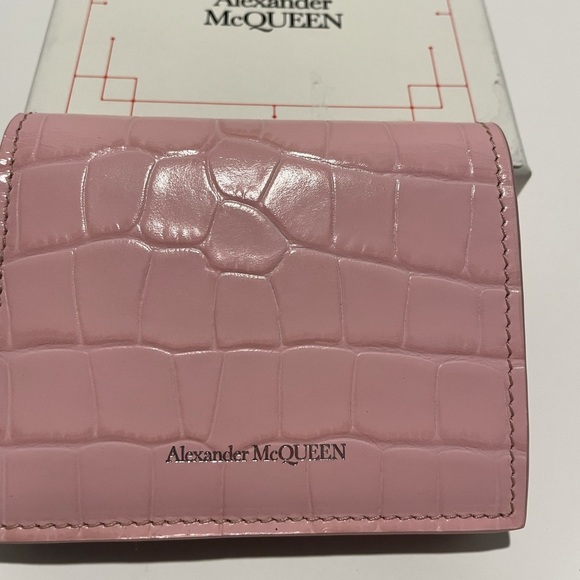 Alexander McQueen Blush Pink Wallet (Retail $1525) - Picture 3 of 7